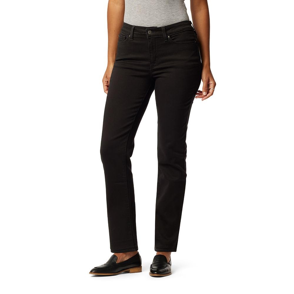Levi Strauss Signature Gold Women's Totally Shaping Mid Rise Straight Jeans