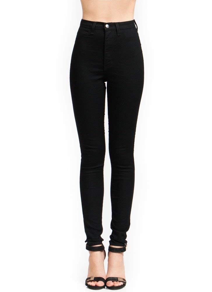 Vibrant Women’s Denim Skinny Jeans – Super Stretch High Waisted Classic Casual Slim Fit Pants