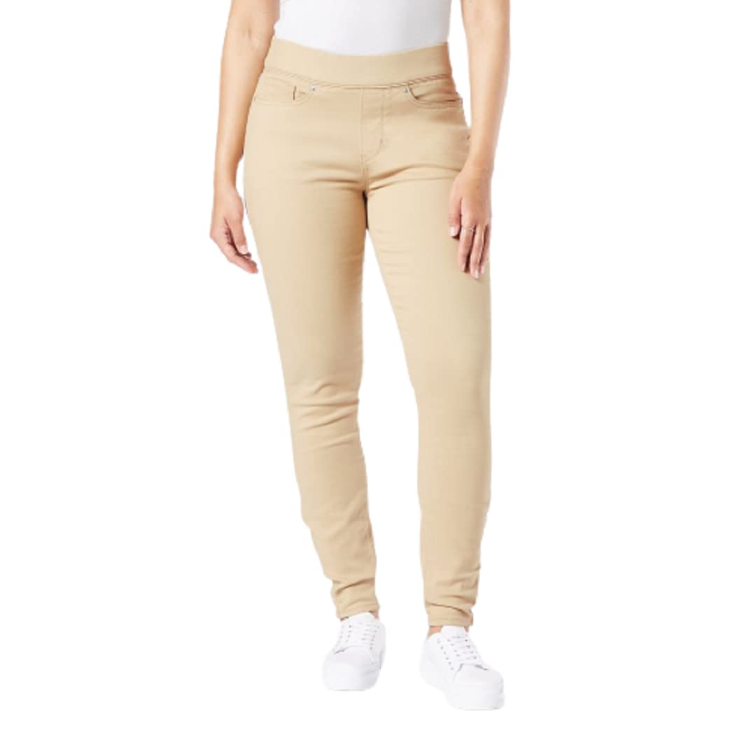 Levi Strauss Signature Gold Women's Totally Shaping Pull-on Skinny Jeans Mid-Rise Stretch Denim Curvy (Available in Plus)