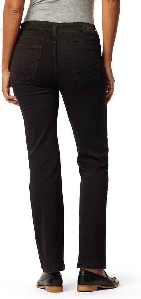 Levi Strauss Signature Gold Women's Totally Shaping Mid Rise Straight Jeans