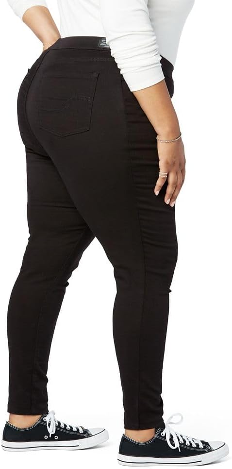 Levi Strauss Signature Gold Women's Totally Shaping Pull-on Skinny Jeans Mid-Rise Stretch Denim Curvy (Available in Plus)