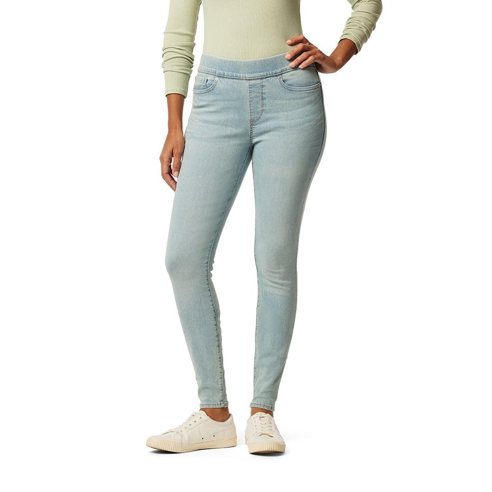 Levi Strauss Signature Gold Women's Totally Shaping Pull-on Skinny Jeans Mid-Rise Stretch Denim Curvy (Available in Plus)