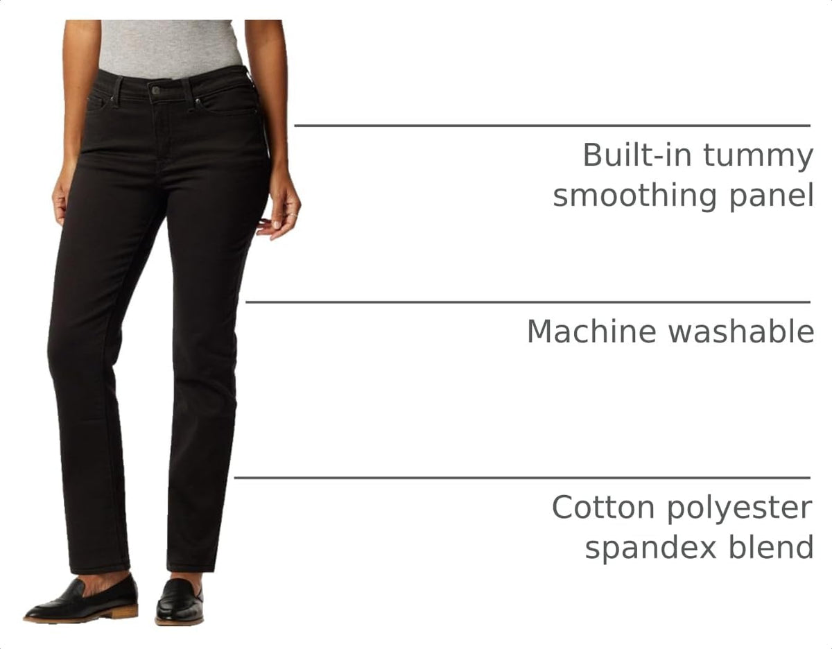 Levi Strauss Signature Gold Women's Totally Shaping Mid Rise Straight Jeans