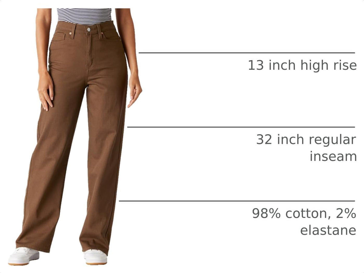 Levi Strauss Signature Gold Women's Heritage High Rise Loose Straight Jeans