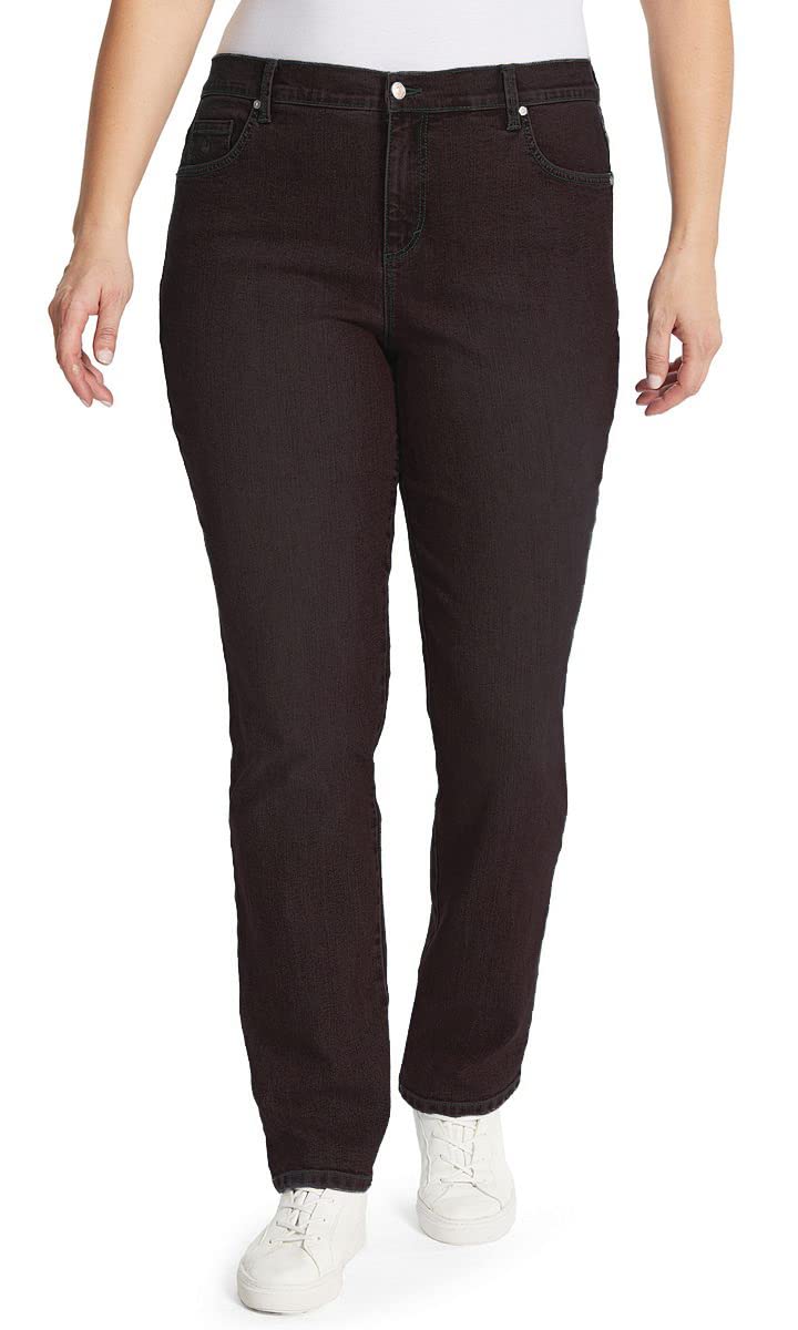 Gloria Vanderbilt Womens Amanda Classic High Rise Tapered Jean Plus Size