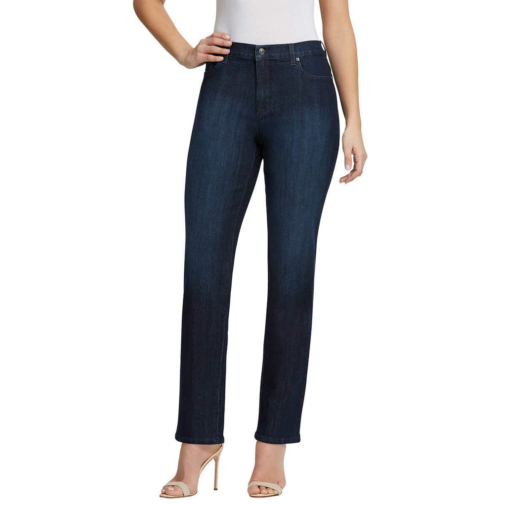 Gloria Vanderbilt Womens Amanda Classic High Rise Tapered Jean Plus Size