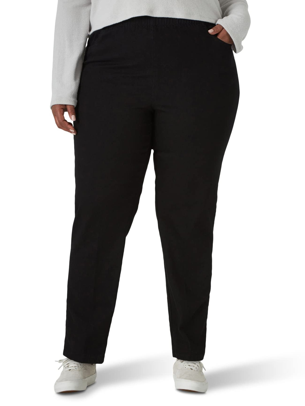 Chic Classic Collection Women's Plus Size Pull-On Pant