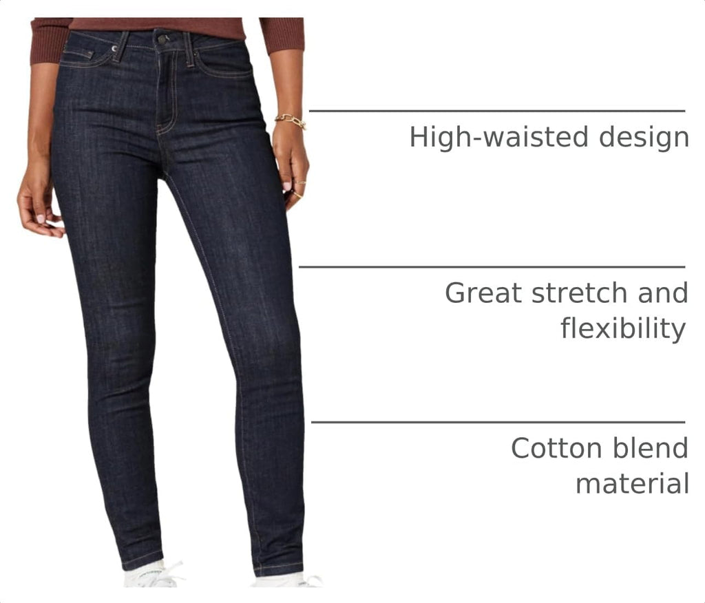Amazon Essentials Women's High-Rise Skinny Stretch Jeans