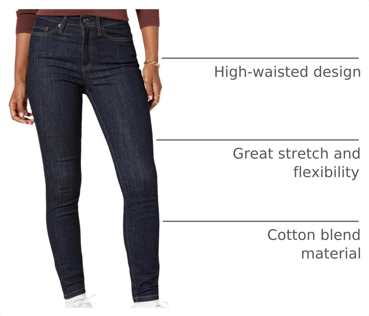 Amazon Essentials Women's High-Rise Skinny Stretch Jeans