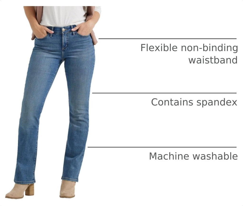 Lee Women's Ultra Lux Comfort with Flex Motion Bootcut Jean