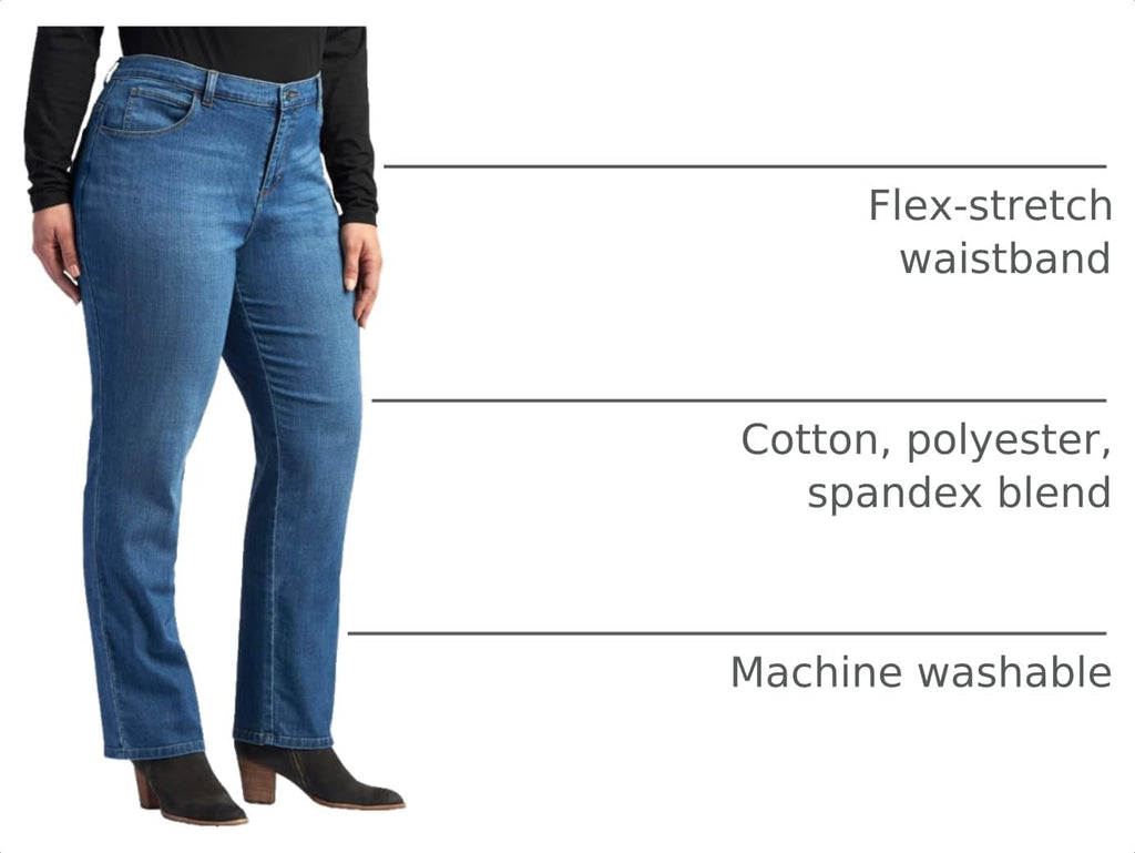 Lee Women's Plus Size Relaxed Fit Straight Leg Jean