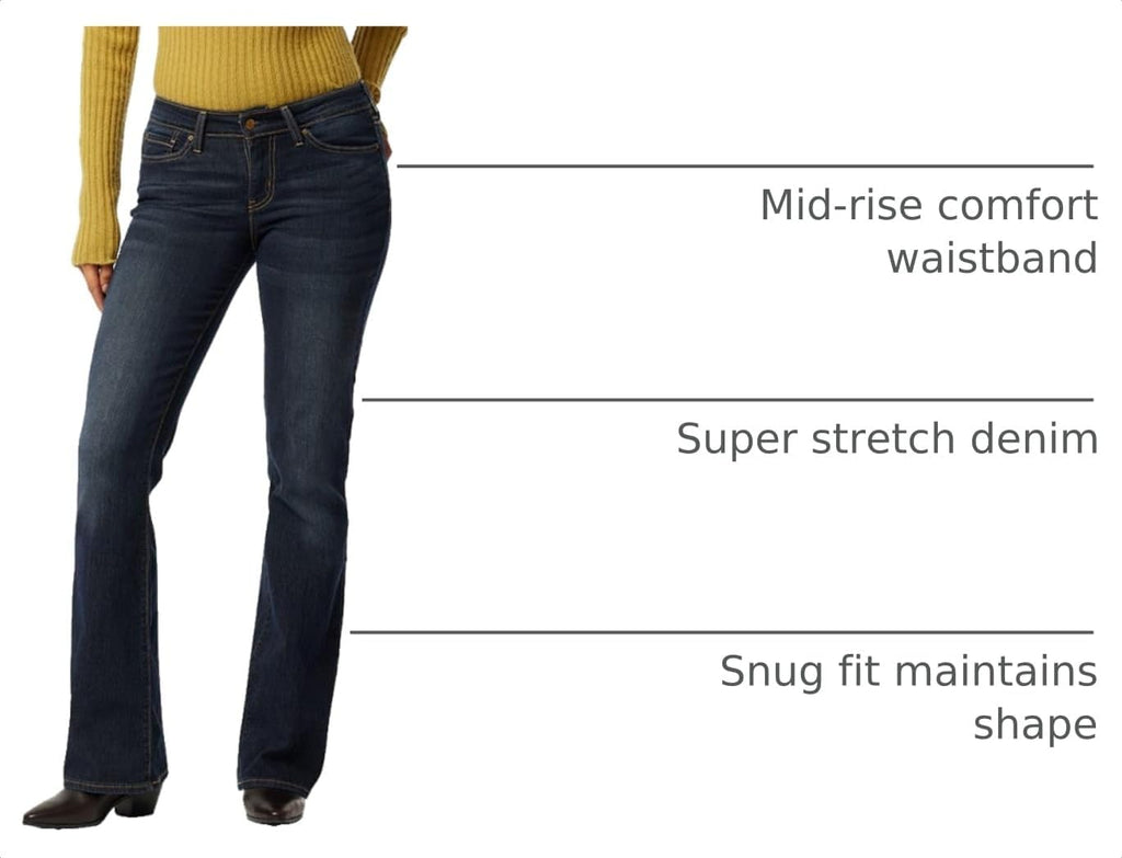 Levi Strauss Signature Gold Women's '03 Essentials Mid Rise Bootcut Jeans