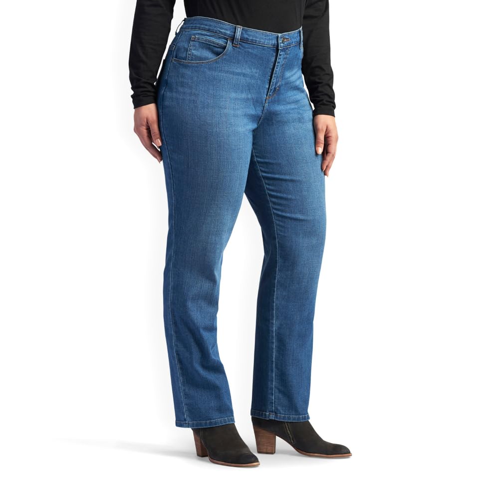 Lee Women's Plus Size Relaxed Fit Straight Leg Jean