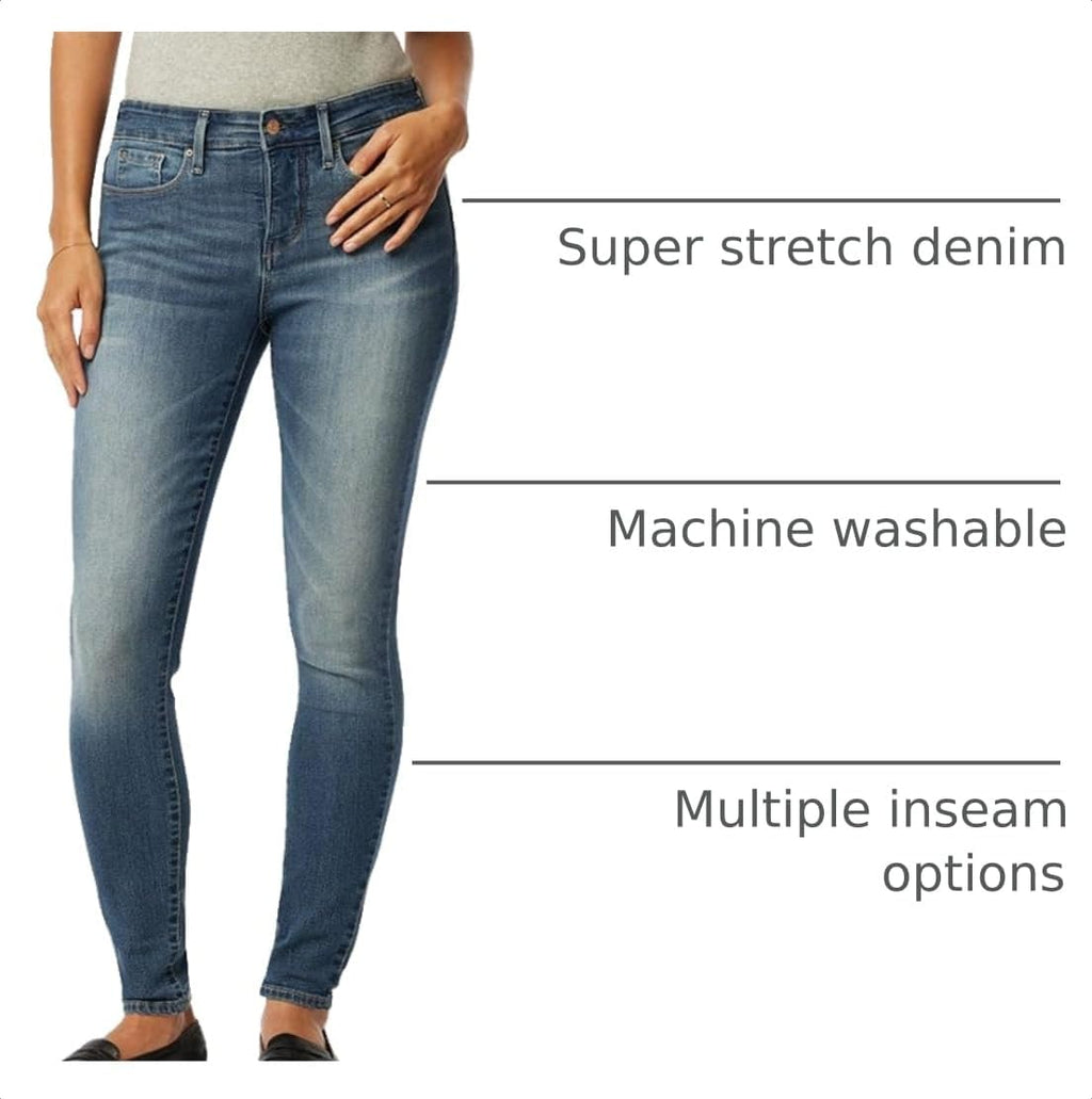 Levi Strauss Signature Gold Women's Totally Shaping Mid Rise Skinny Jeans
