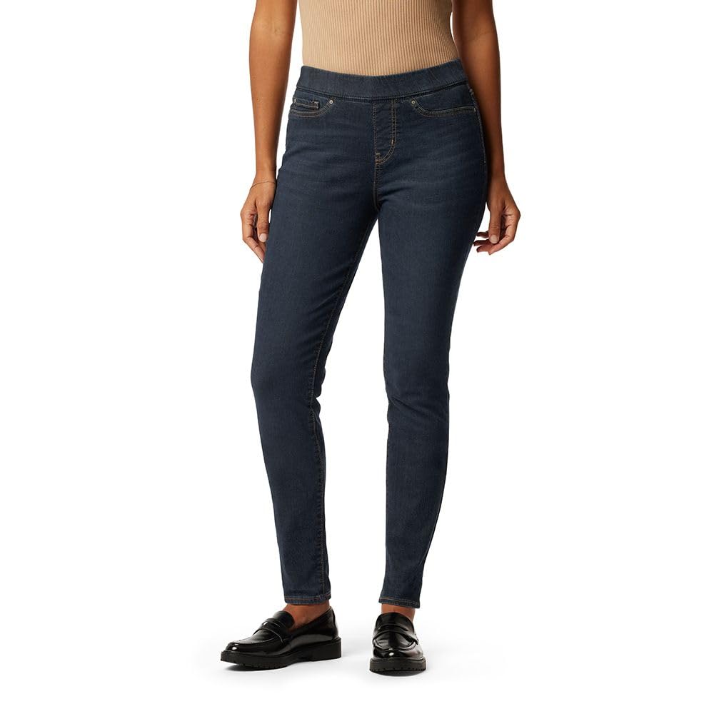 Levi Strauss Signature Gold Women's Totally Shaping Pull-on Skinny Jeans Mid-Rise Stretch Denim Curvy (Available in Plus)