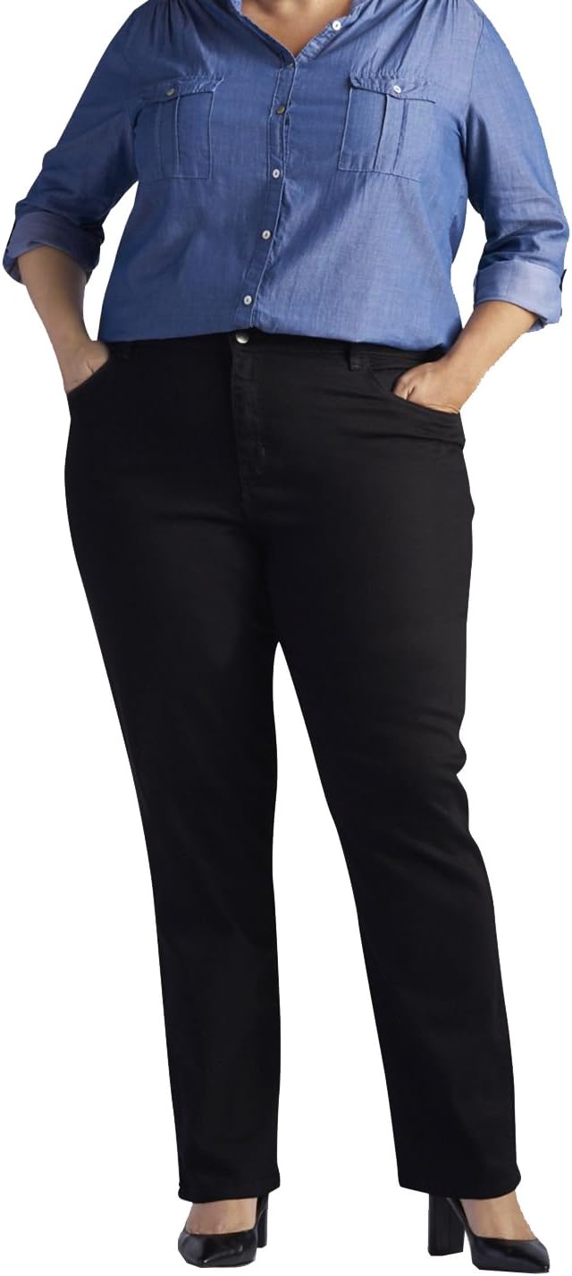 Lee Women's Plus Size Relaxed Fit Straight Leg Jean