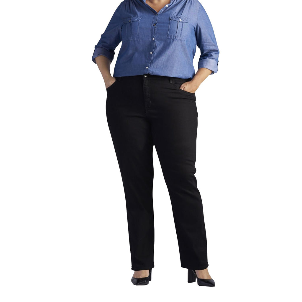 Lee Women's Plus Size Relaxed Fit Straight Leg Jean