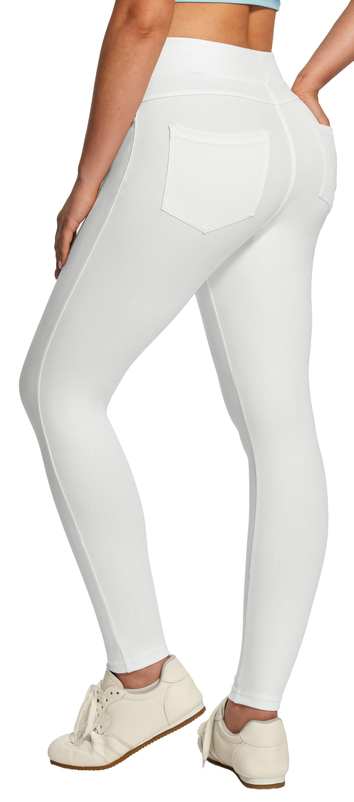 IUGA Stretchy Jeans for Women Pull On Jeggings High Waist Denim Leggings