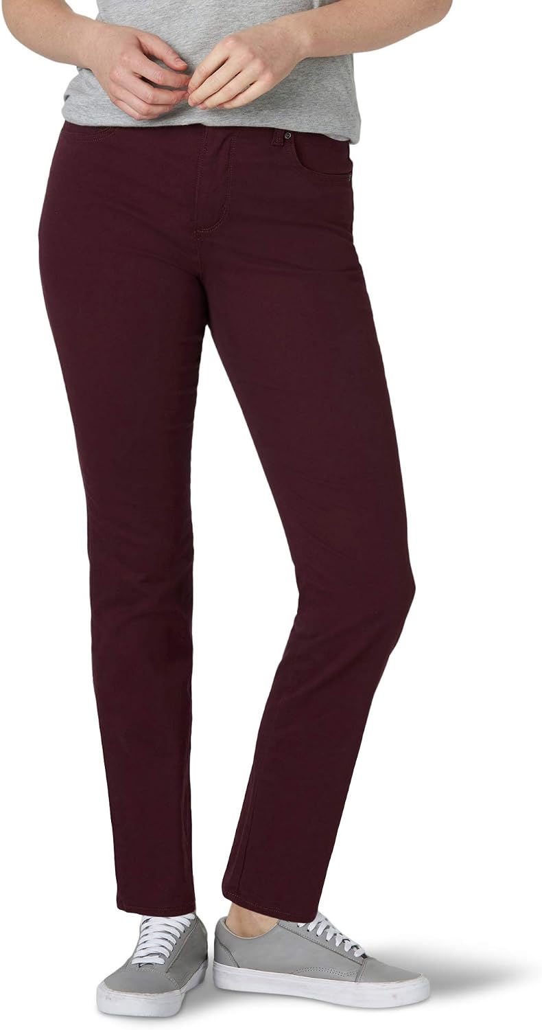 Lee Women's Instantly Slims Classic Relaxed Fit Monroe Straight Leg Jean