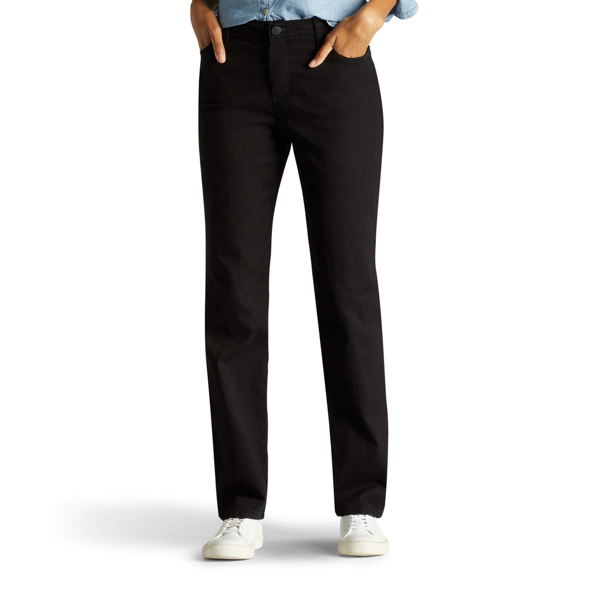 Lee Women's Instantly Slims Classic Relaxed Fit Monroe Straight Leg Jean