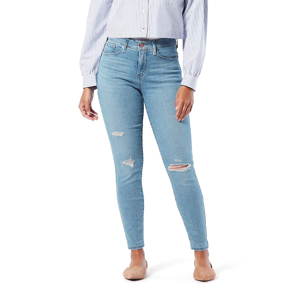 Levi Strauss Signature Gold Women's Totally Shaping Mid Rise Skinny Jeans