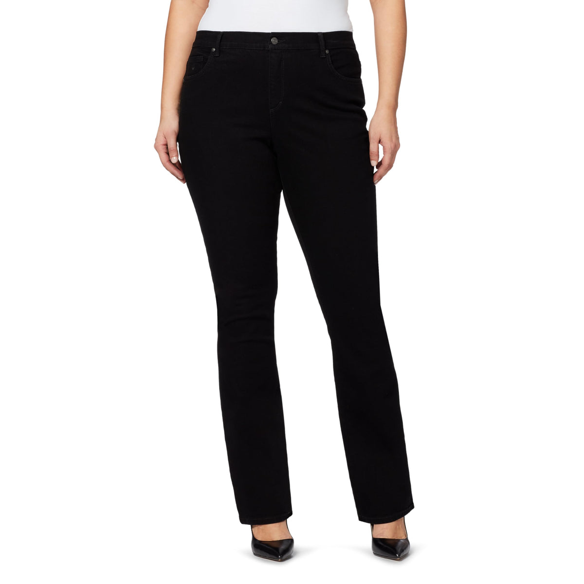 Gloria Vanderbilt Women's Amanda Original Bootcut 5 Pocket High Rise Jean Standard