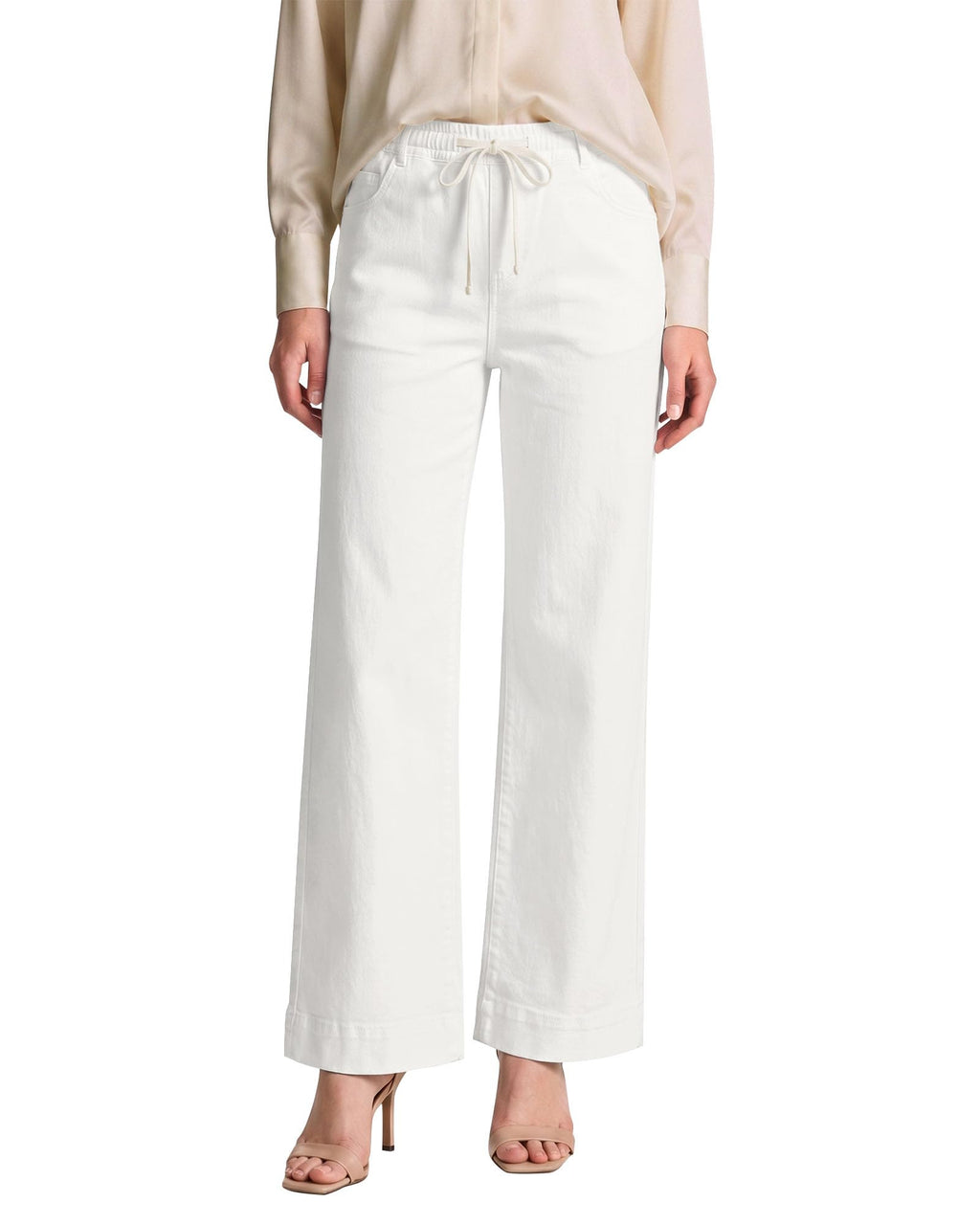 GRAPENT Jeans for Women Straight Leg High Rise Pull On Stretchy Denim Pants