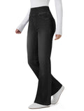 FireSwan Women’s Trendy Stretchy Flare Jeans Pull On Casual Denim Pants