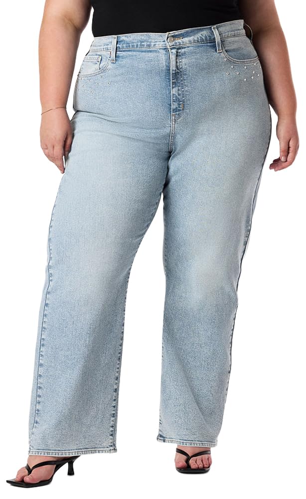Levi Strauss Signature Gold Women's Heritage High Rise Loose Straight Jeans
