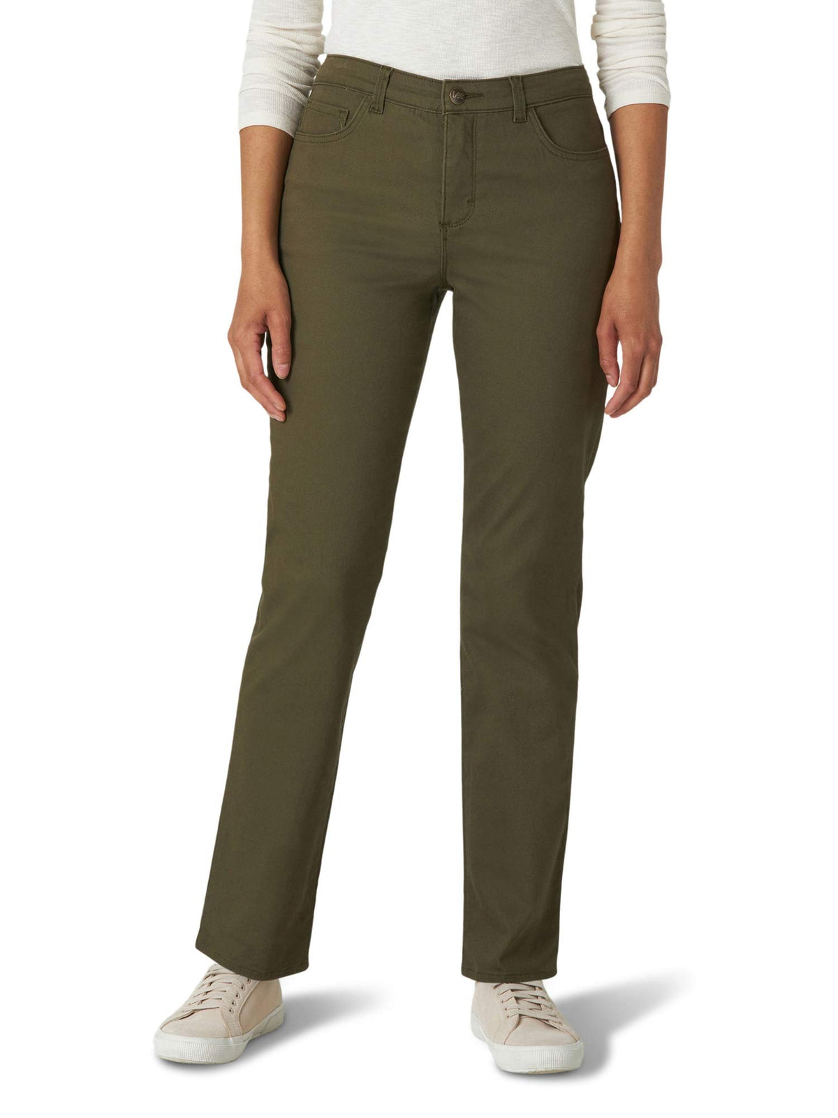 Lee Women's Instantly Slims Classic Relaxed Fit Monroe Straight Leg Jean