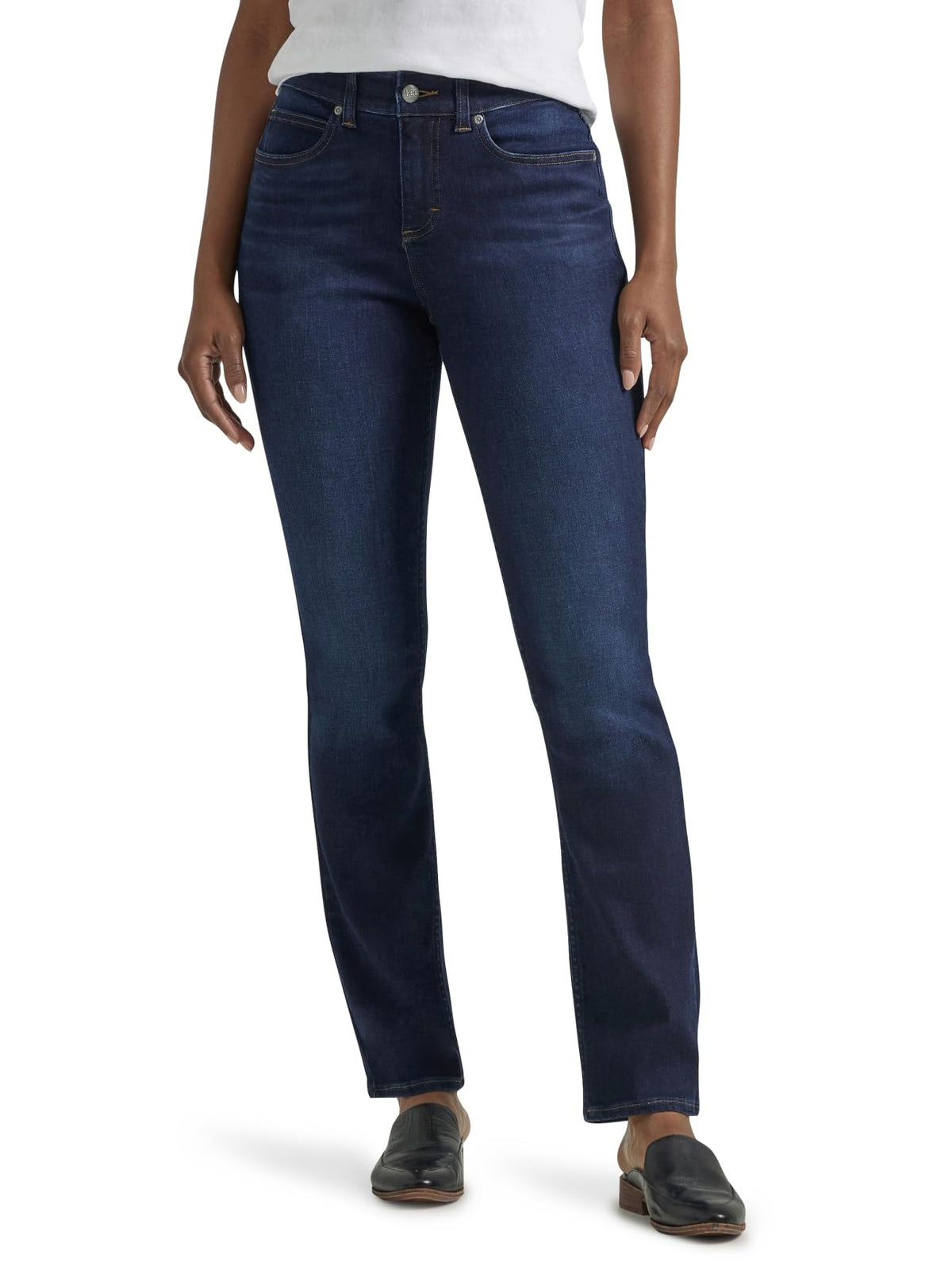 Lee Women's Ultra Lux Comfort with Flex Motion Straight Leg Jean