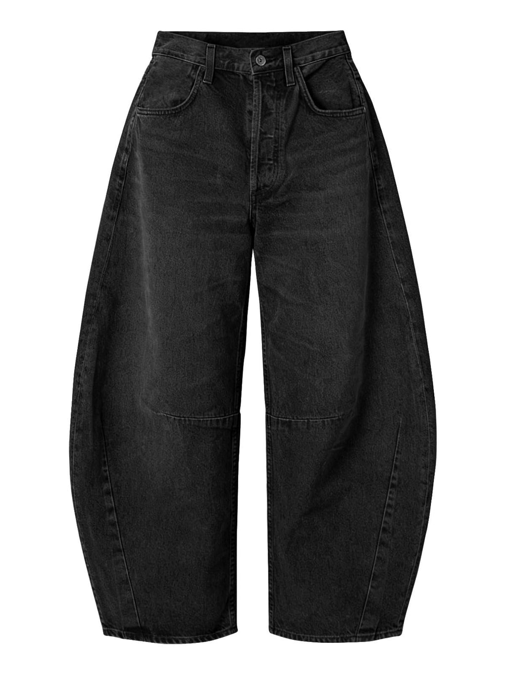 EXLURA Barrel Jeans Women Y2K Boyfriend Denim Pants Casual Baggy Jeans