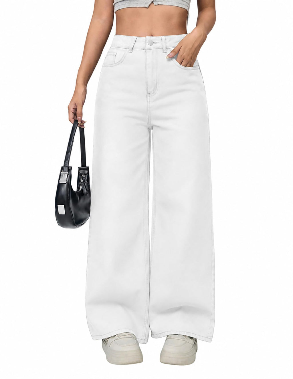 Trendy Wide Leg Jeans for Women