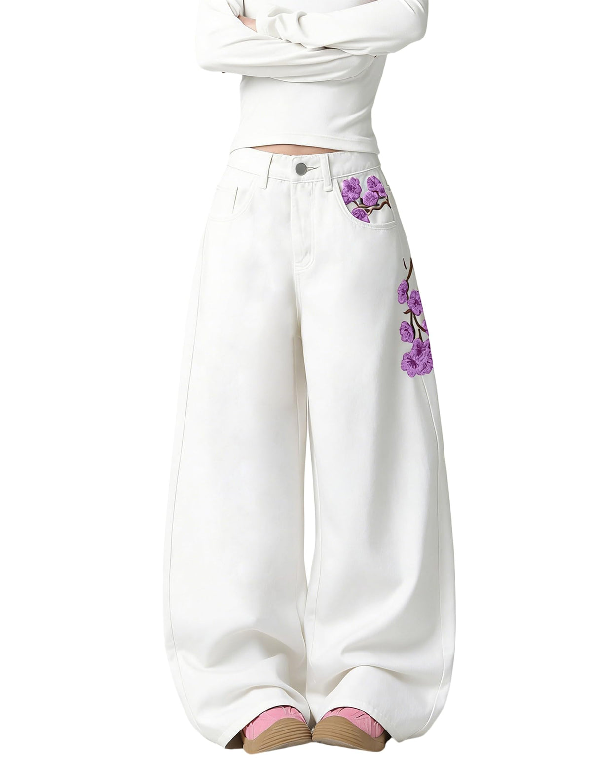 Trendy Wide Leg Jeans for Women