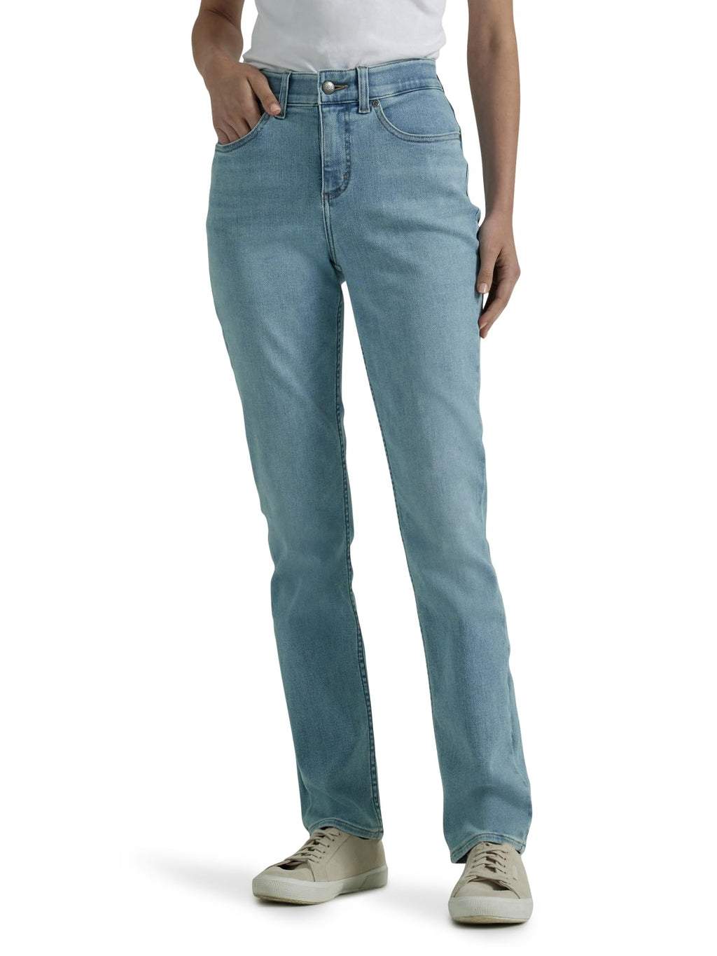 Lee Women's Ultra Lux Comfort with Flex Motion Straight Leg Jean