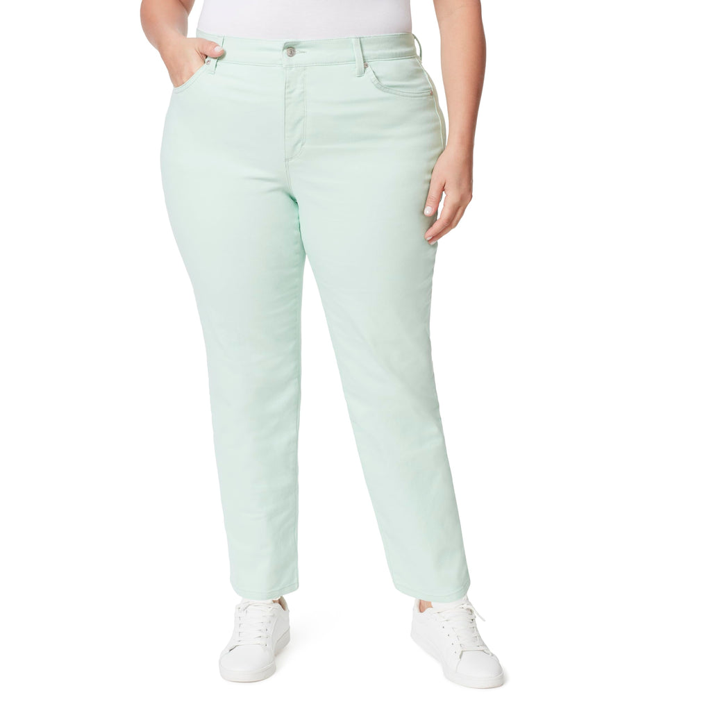 Gloria Vanderbilt Womens Amanda Classic High Rise Tapered Jean Plus Size