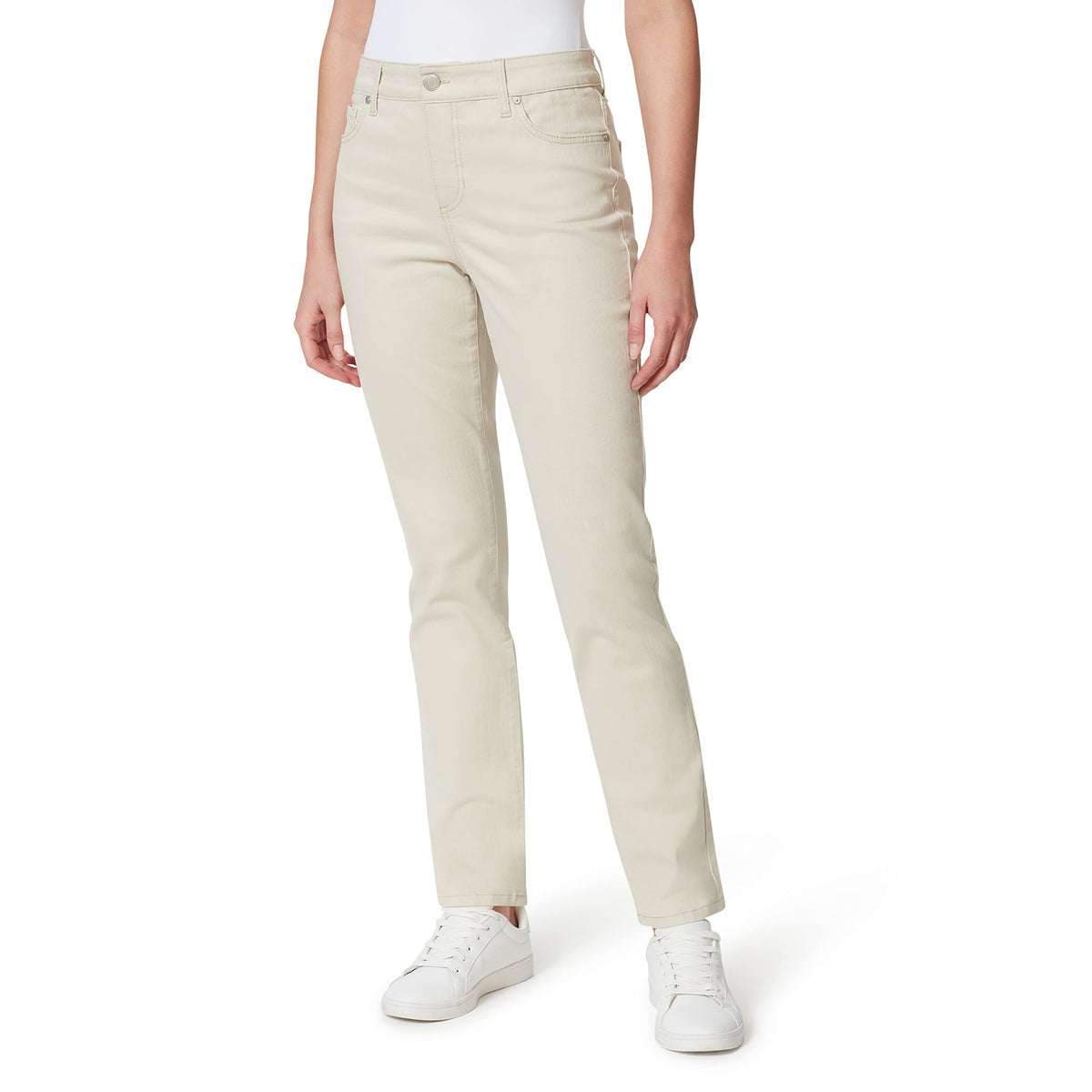 Bandolino Women's Mandie Signature Fit High Rise Straight Leg Jean Plus