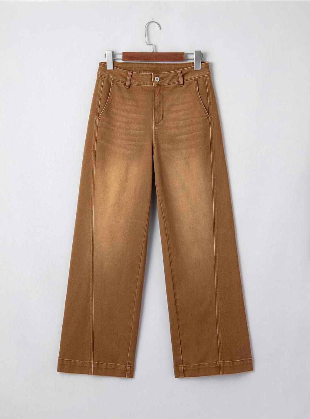 Sidefeel Women's Wide Leg Jeans High Waisted Stretchy Loose Denim Pants
