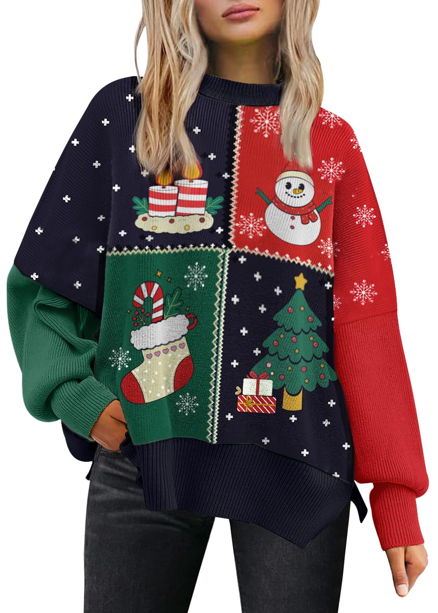 LILLUSORY Oversized Sweaters for Women 2026 Fall Fashion Outfits Clothes