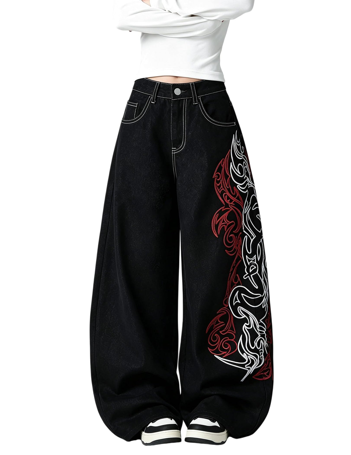Trendy Wide Leg Jeans for Women