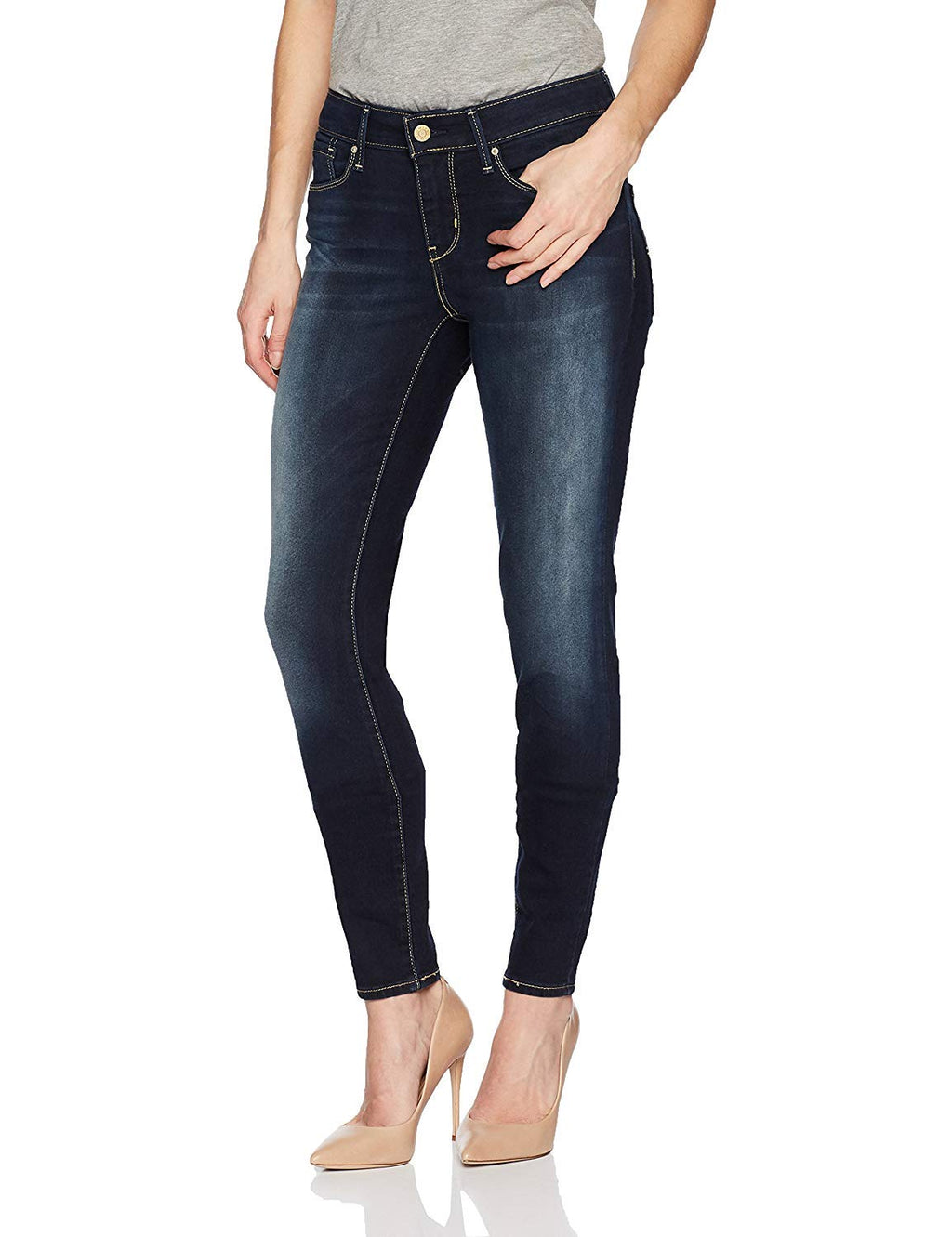 Levi Strauss Signature Gold Women's '03 Essential Mid Rise Skinny Jeans