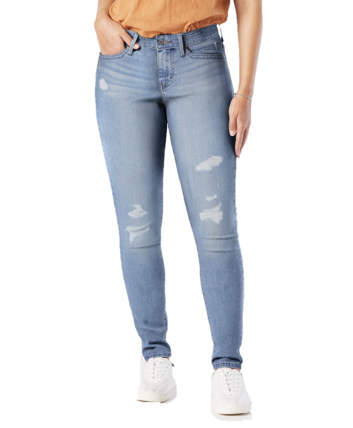 Levi Strauss Signature Gold Women's '03 Essential Mid Rise Skinny Jeans