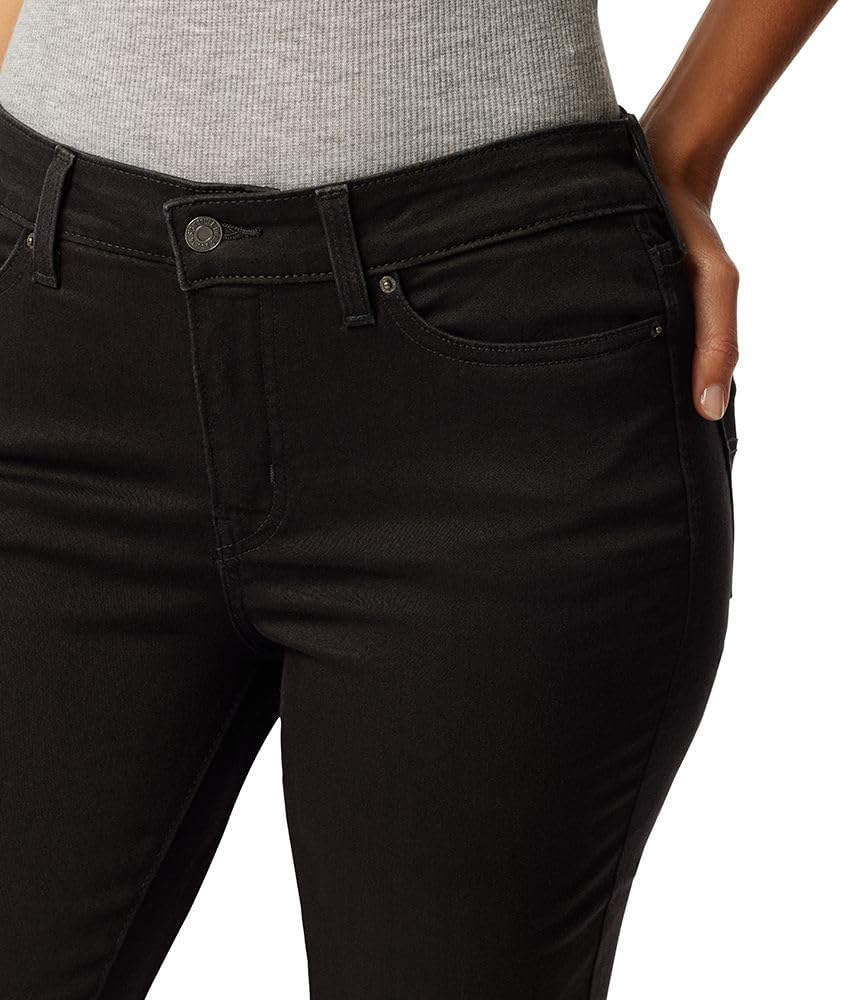 Levi Strauss Signature Gold Women's Totally Shaping Mid Rise Straight Jeans