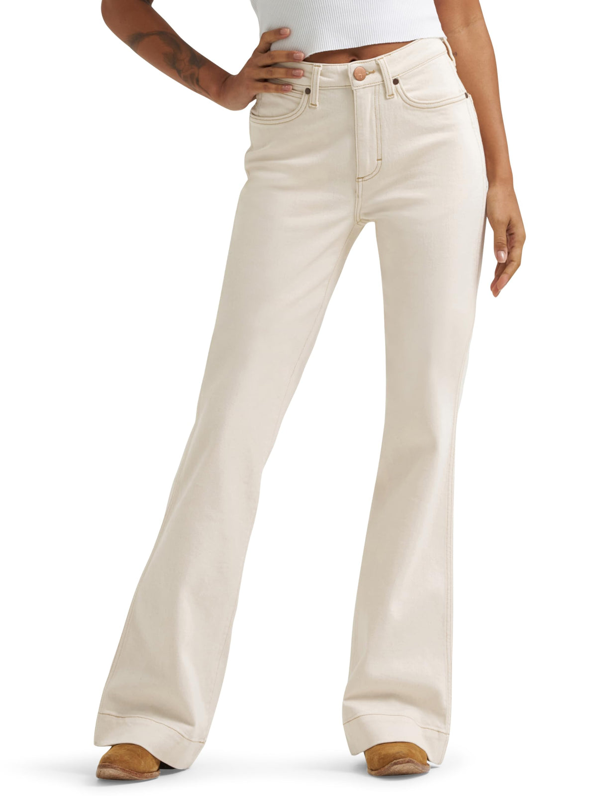 Wrangler Women's Retro Bailey High Rise Trouser Jean