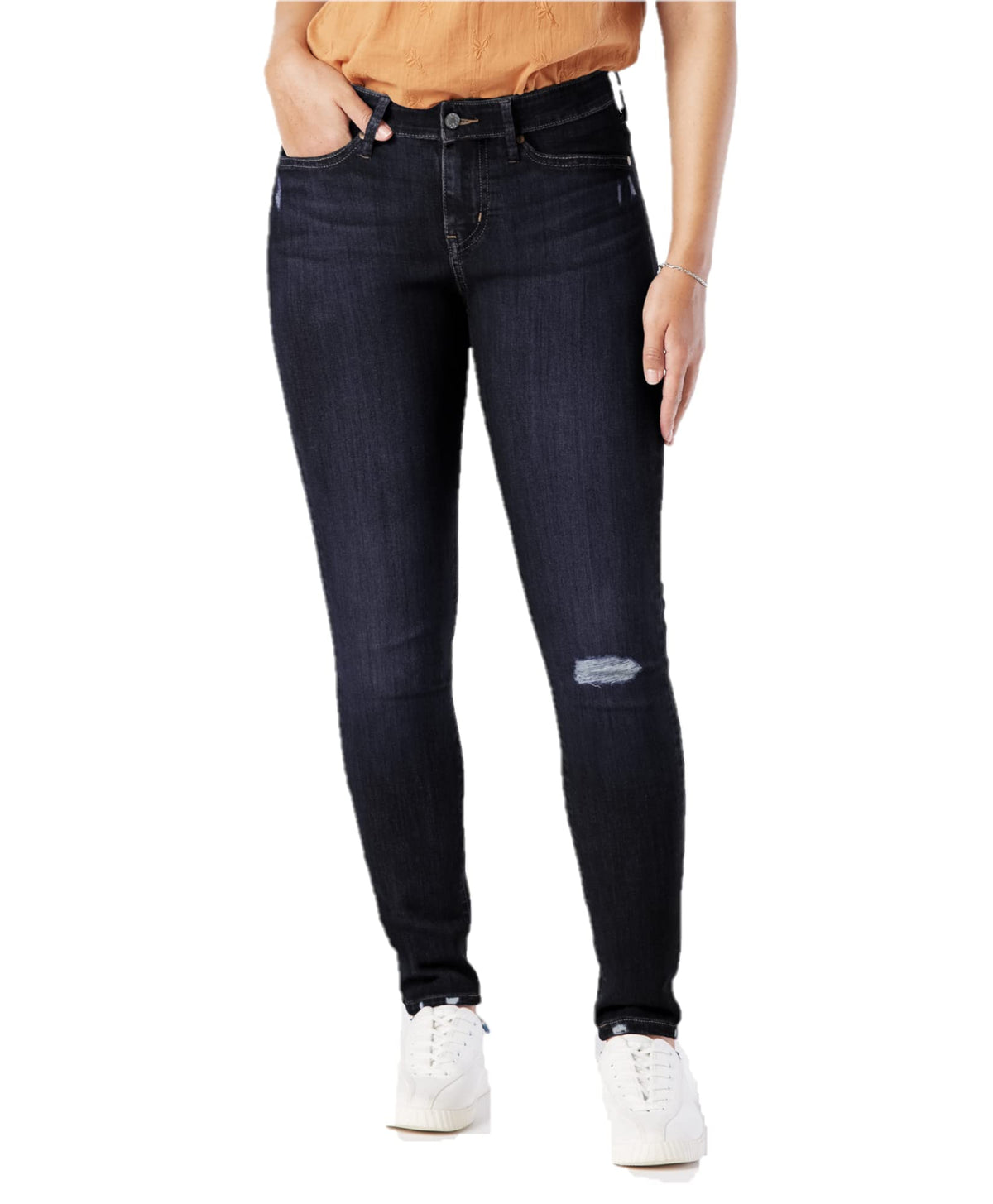 Levi Strauss Signature Gold Women's '03 Essential Mid Rise Skinny Jeans