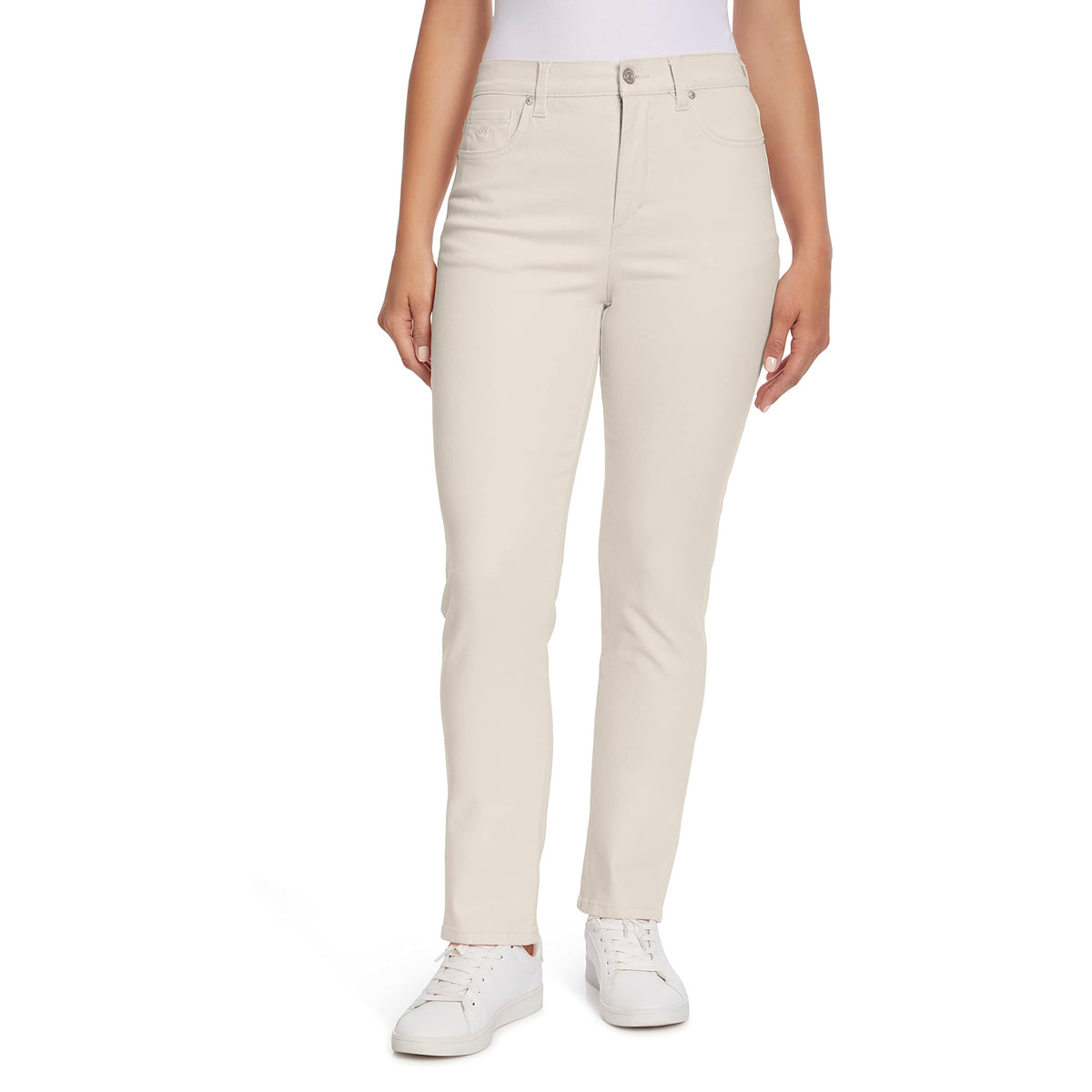 Gloria Vanderbilt Womens Amanda Classic High Rise Tapered Jean Plus Size