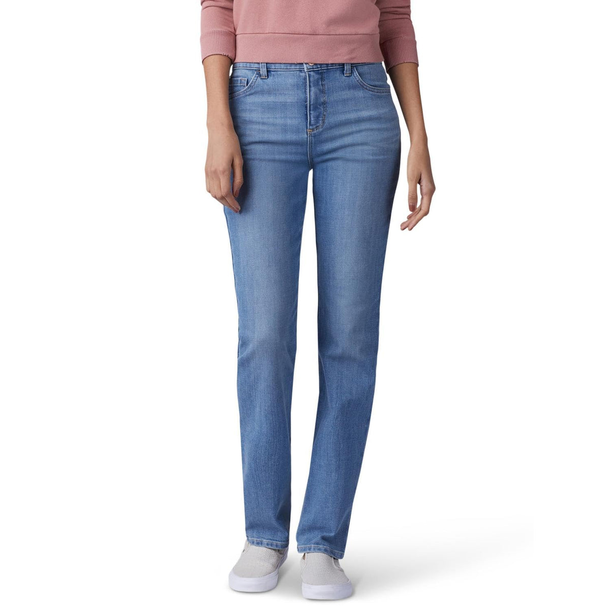 Lee Women's Instantly Slims Classic Relaxed Fit Monroe Straight Leg Jean