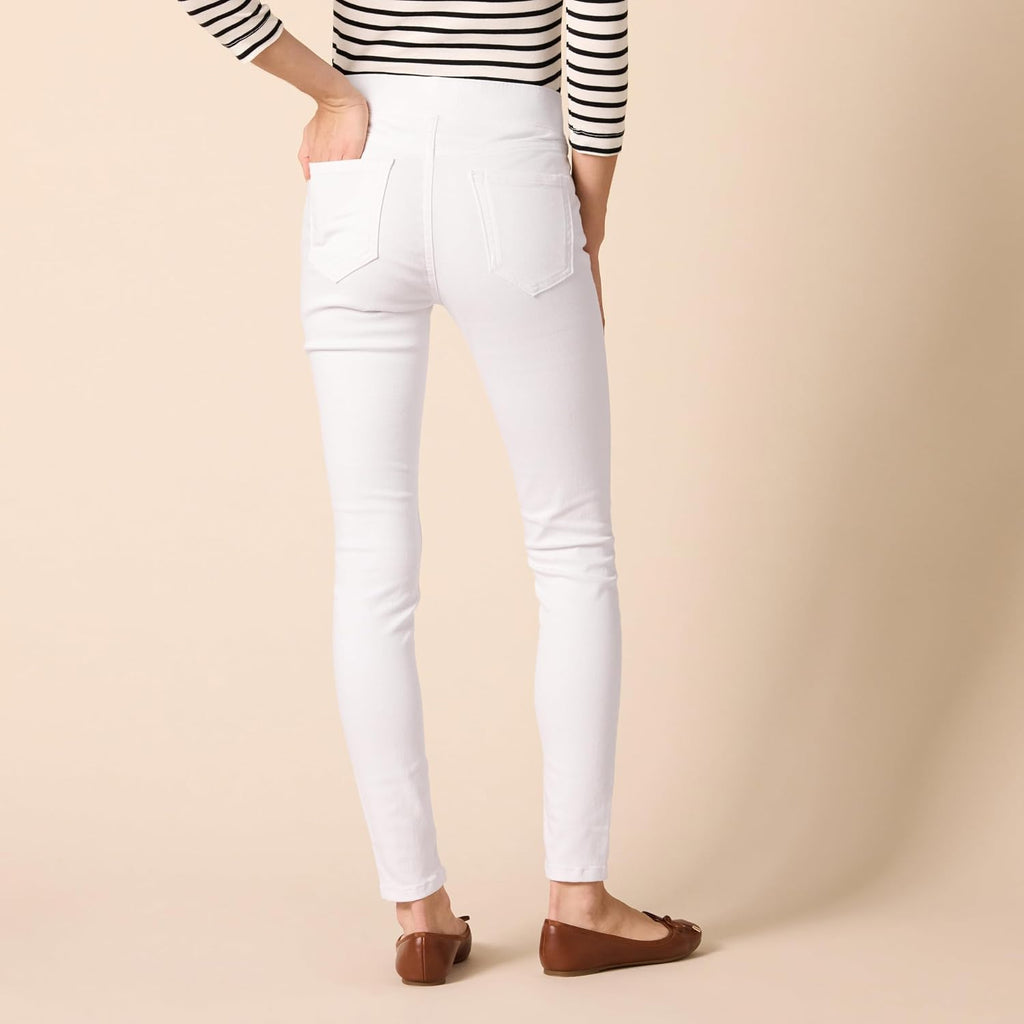 Amazon Essentials Women's Skinny Fit Mid-Rise Stretch Pull-On Jegging with Pockets
