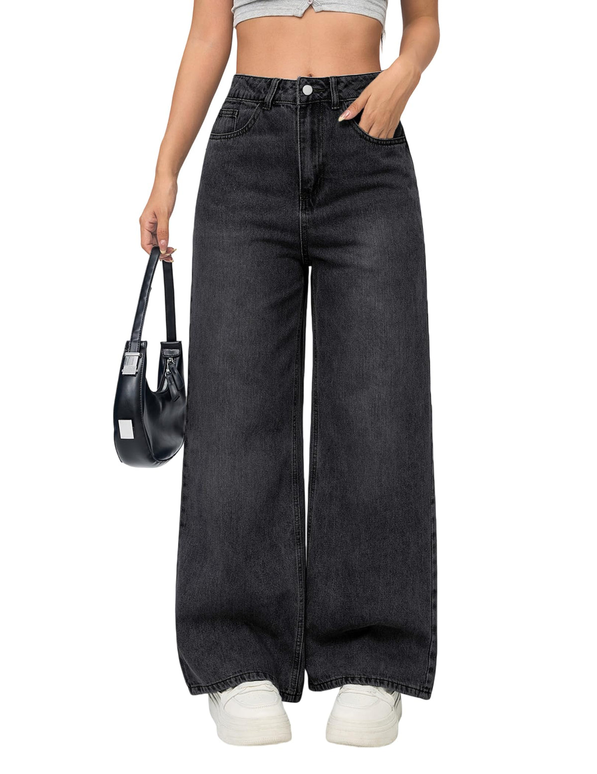 Trendy Wide Leg Jeans for Women