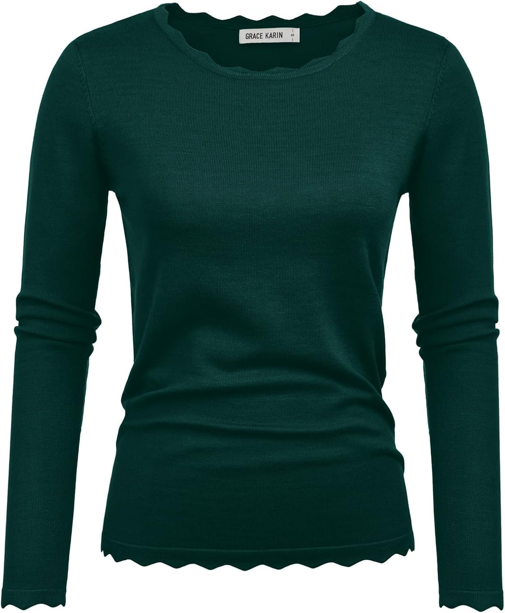 GRACE KARIN Long Sleeve Fall Sweaters for Women Trendy Business Casual Tops